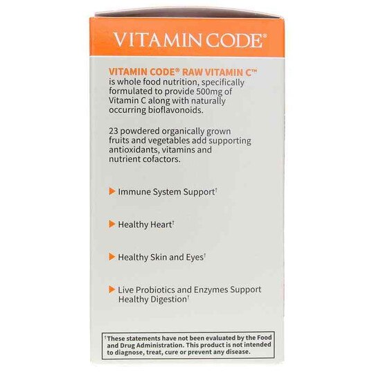 Vitamin Code Raw Vitamin C 500 Mg, GOL